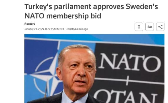 TBMM'nin İsveç kararı dünyada yankı buldu